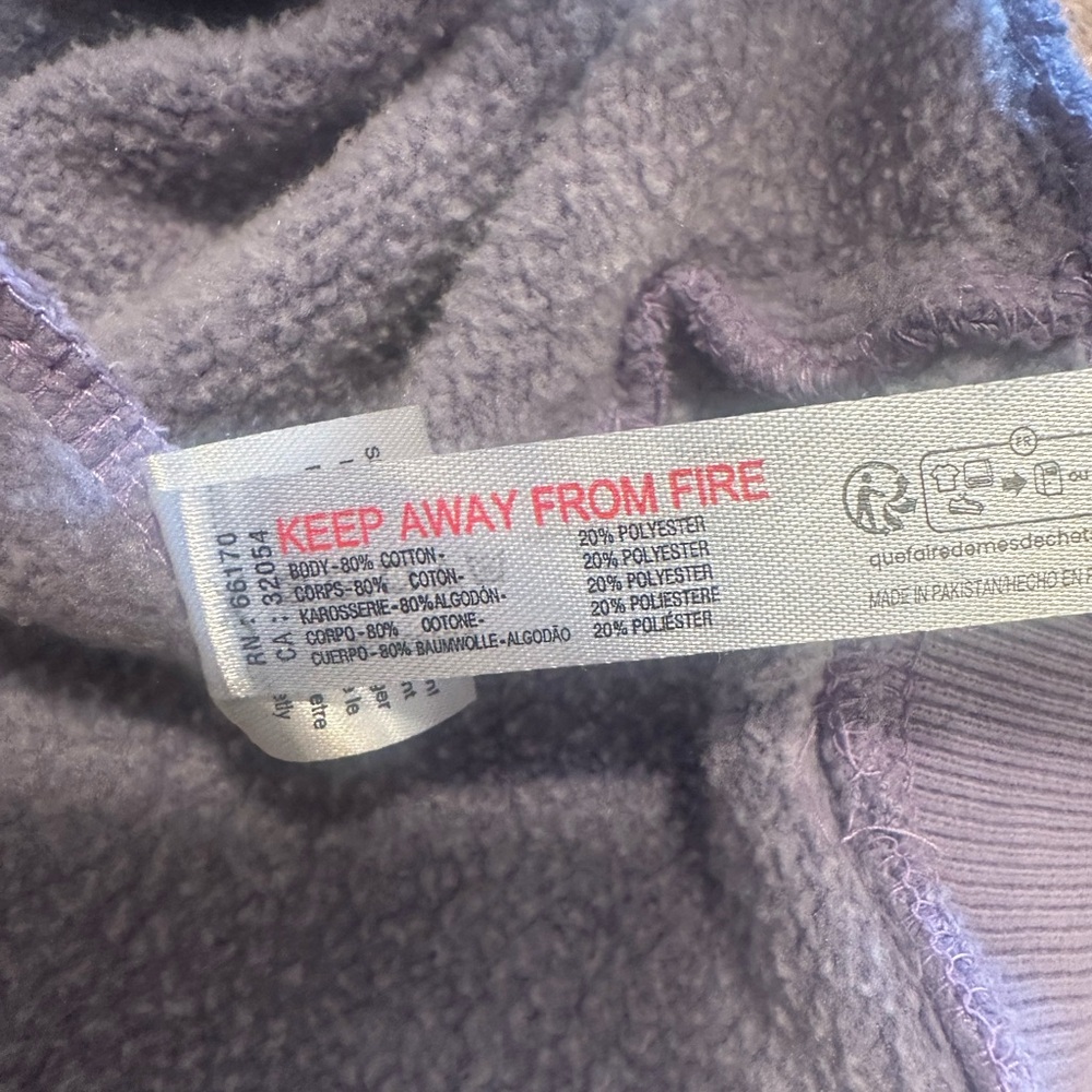 FP Movement Pullover Sweatshirt Size Large Purple Relaxed Fit Crew Neckline - Picture 12 of 15